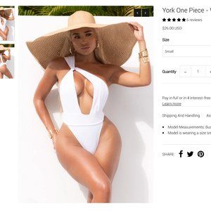 BUNDLE OF 4 MATTE COLLECTION ONE PIECE SWIMSUITS; SIZE MEDIUM